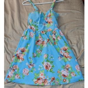 Blue Floral dress